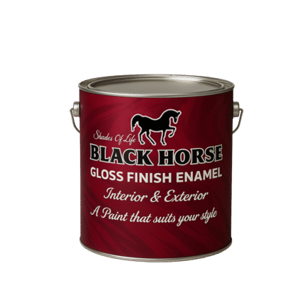 Black Horse Gloss Finish Enamel